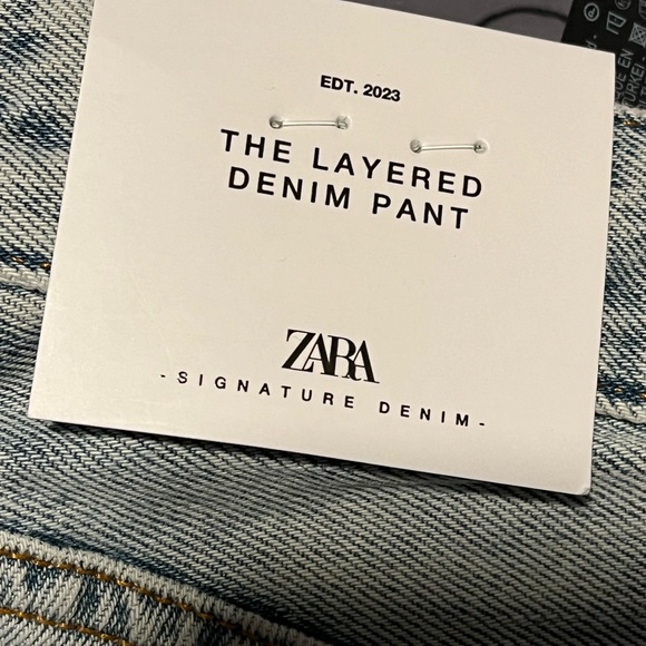 Zara distressed jeans size 4 $159 Rare Find Sold Out Bloggers Fav - Picture 3 of 7